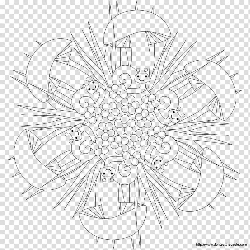Coloring book Mandala Child Drawing Adult, child transparent background PNG clipart