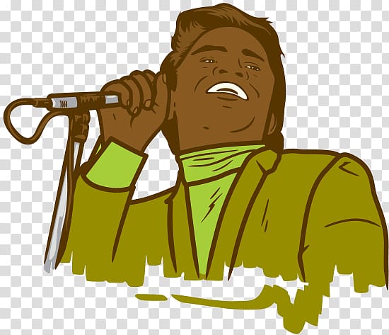 Drawing Funky Drummer , James Brown transparent background PNG clipart