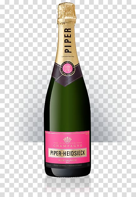 Champagne Rosé Sparkling wine Piper-Heidsieck, champagne transparent background PNG clipart