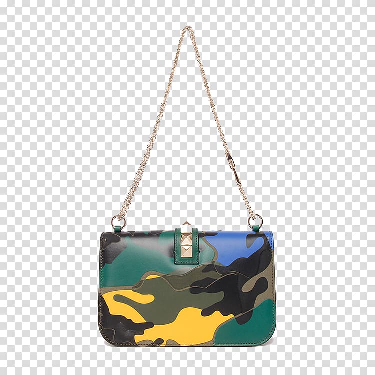 Valentino SpA Tote bag Designer, Valentino Camouflage Messenger Bag transparent background PNG clipart