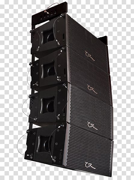 Loudspeaker Ohm Line array Sound High fidelity, line array transparent background PNG clipart