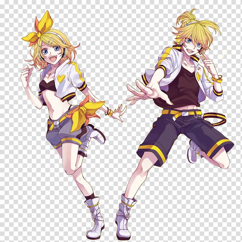 Kagamine Rin/Len Vocaloid Rendering Story of Evil, Kagamine len transparent background PNG clipart