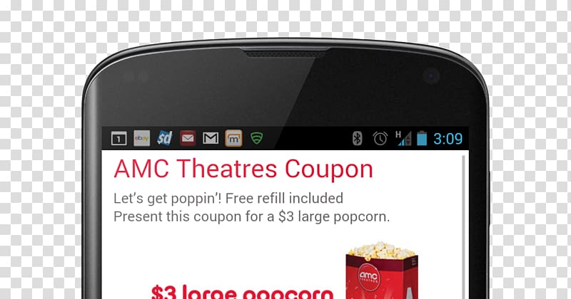 Smartphone AMC Theatres Cinema Coupon Feature phone, Amc Theatres transparent background PNG clipart