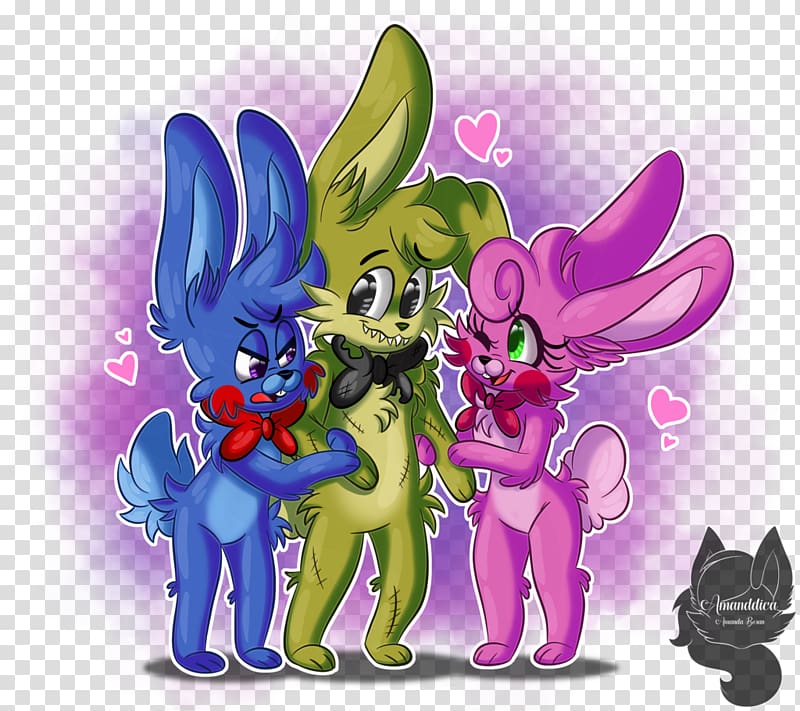 Bonnie - Bonnie Fnaf Anime Chibi - Free Transparent PNG Clipart Images  Download