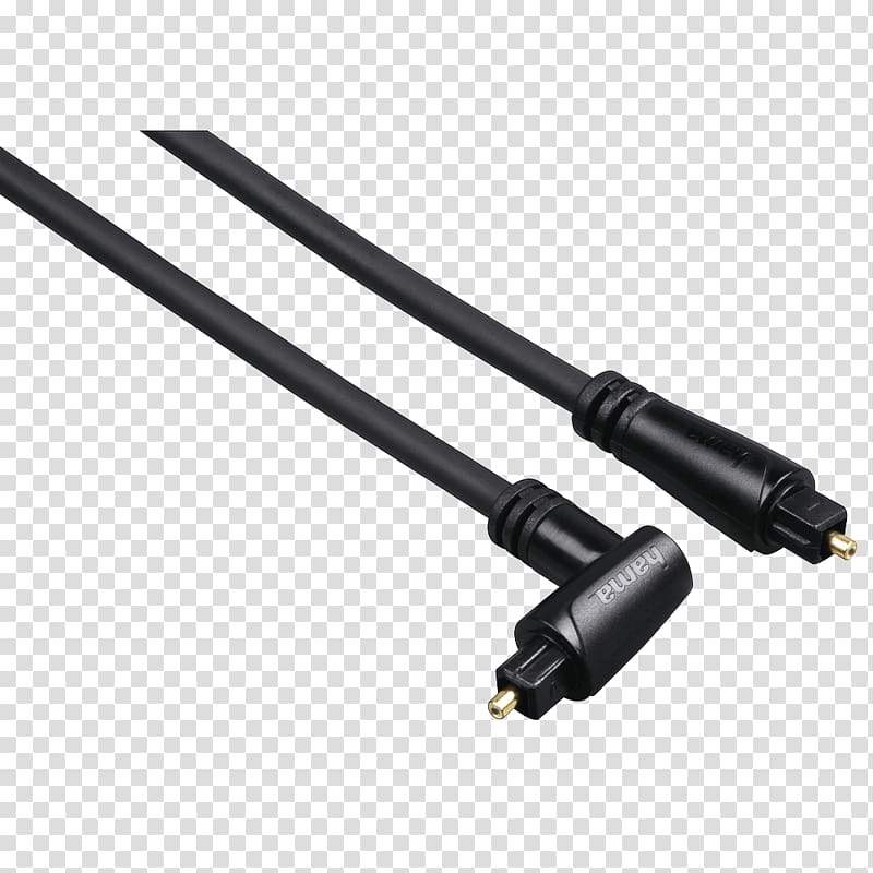TOSLINK Electrical cable Optical fiber HDMI Audio signal, internet optical cable transparent background PNG clipart