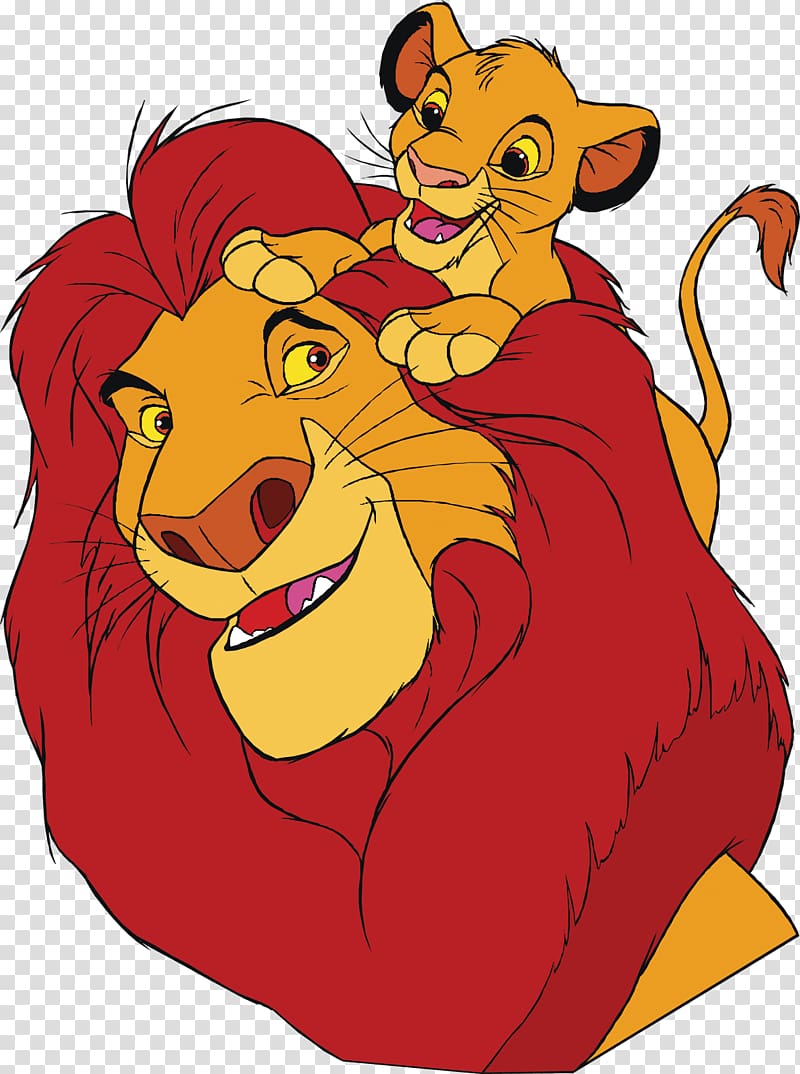 The Lion King and Simba illustration, Simba Mufasa Scar Shenzi Lion, the lion king transparent background PNG clipart