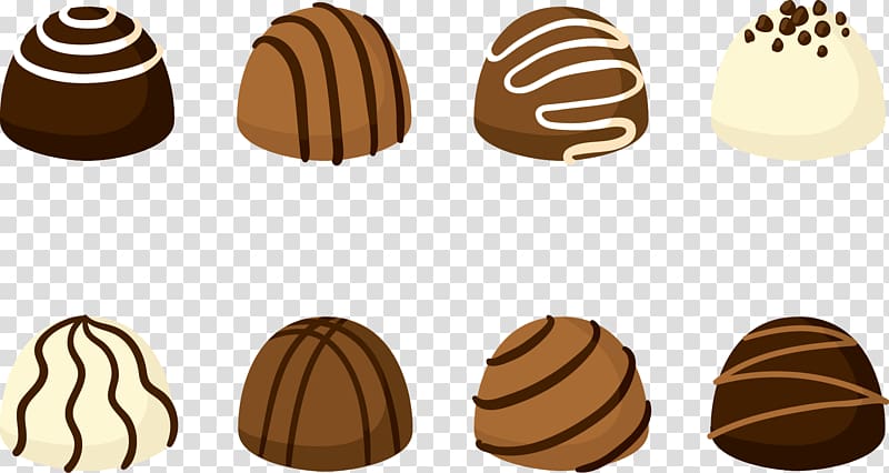 Chocolate truffle Bonbon Praline Pain au chocolat, Bread transparent background PNG clipart