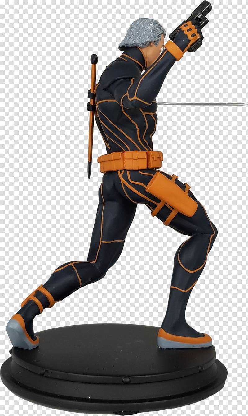 Deathstroke Statue DC Rebirth DC Comics Flash vs. Arrow, deathstroke transparent background PNG clipart