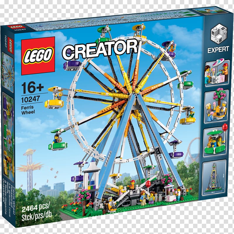 LEGO 10247 Creator Ferris Wheel Construction set Toy, ferris wheel transparent background PNG clipart