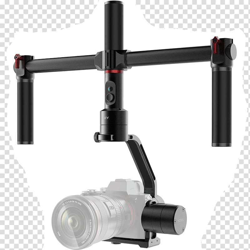 Gimbal Camera stabilizer Panasonic Lumix DC-GH5 Mirrorless interchangeable-lens camera Sony α7 II, rust transparent background PNG clipart