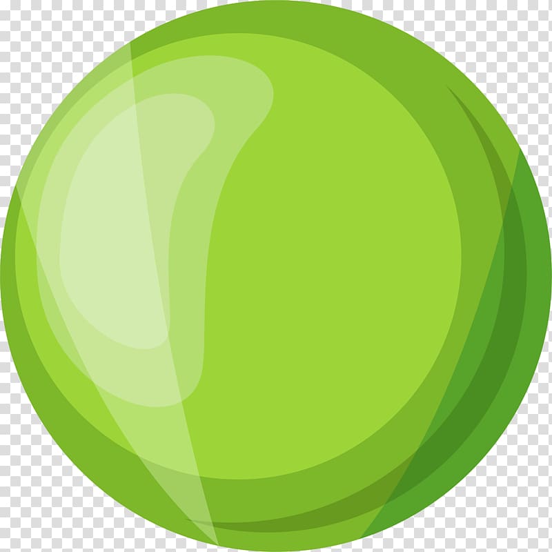 Circle Ball Green, Little fresh green ball transparent background PNG clipart