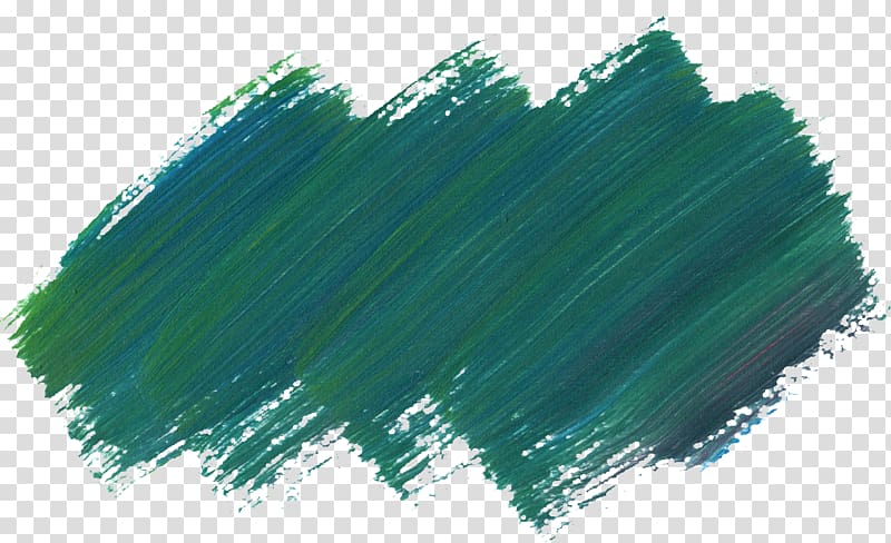 Paintbrush, brush stroke, green artwork transparent background PNG clipart