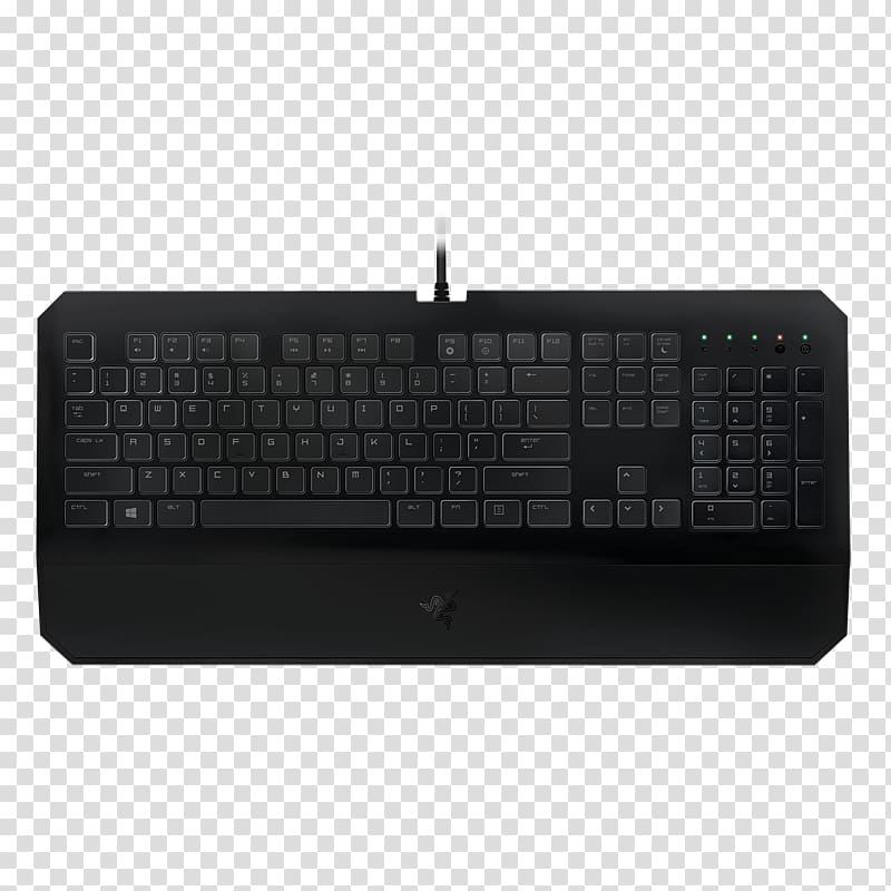 Computer keyboard Razer DeathStalker Essential Gaming keypad Razer Inc., Computer transparent background PNG clipart