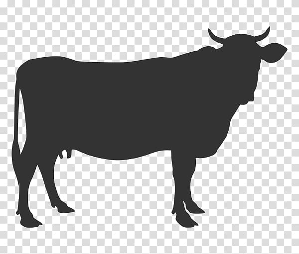 Angus cattle Baka Drawing Silhouette, Silhouette transparent background PNG clipart