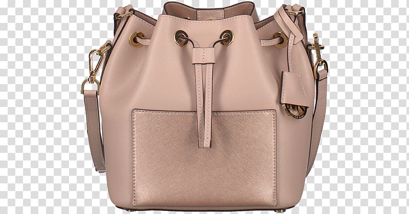 Michael Kors Jet Set Chain Handbag Messenger Bags, Pink Bucket Handbag transparent background PNG clipart
