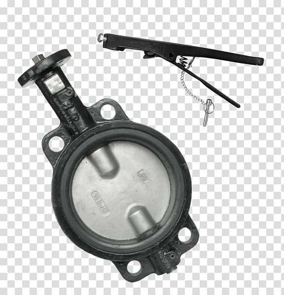 Butterfly valve Ductile iron Stainless steel, wafer butterfly valve transparent background PNG clipart