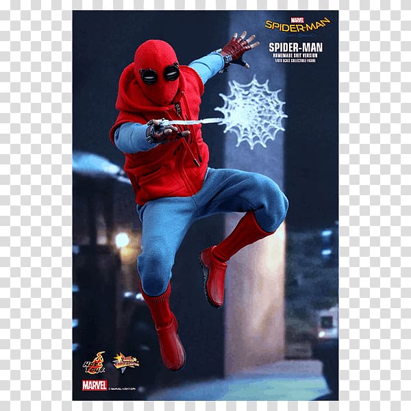 Spider-Man: Homecoming Hoodie Hot Toys Limited Marvel Universe, Homecoming Day transparent background PNG clipart