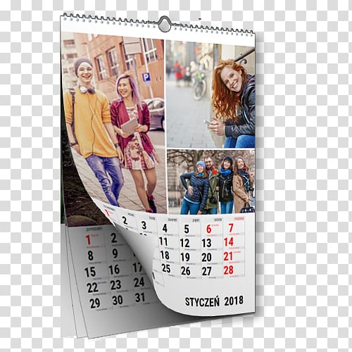 Calendar date Paperback Time, watercolor calendar transparent background PNG clipart