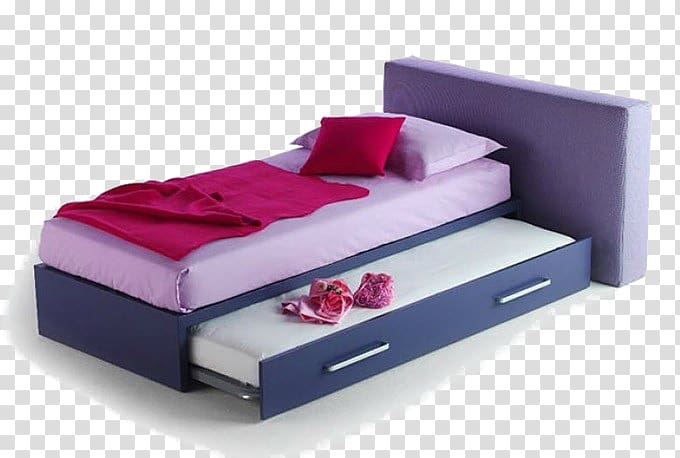 Trundle bed Bed frame Murphy bed Bedroom Furniture Sets, bed transparent background PNG clipart