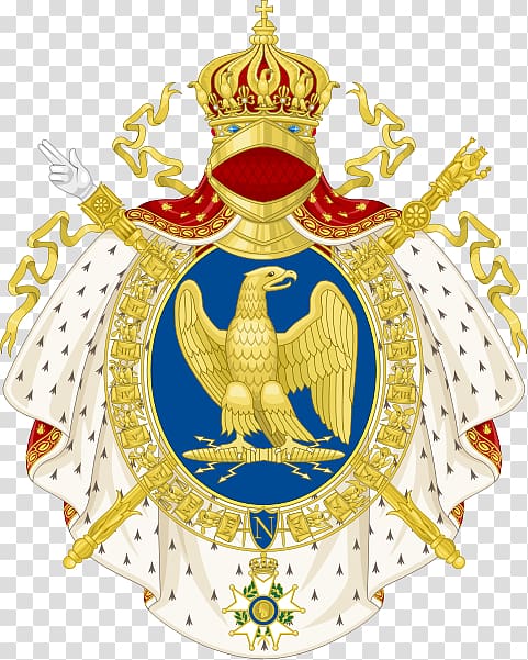 First French Empire France French First Republic Coat of arms Napoleonic Wars, First French Words transparent background PNG clipart