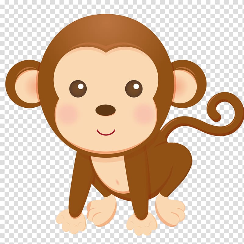 cute drawings of baby monkeys