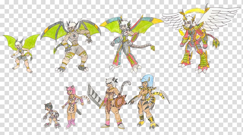 Animal figurine Action & Toy Figures Cartoon, Dragon and tiger transparent background PNG clipart