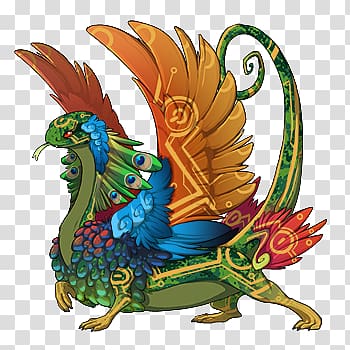 Dragon Quetzalcoatl Airplane Rooster Deity, dragon transparent background PNG clipart
