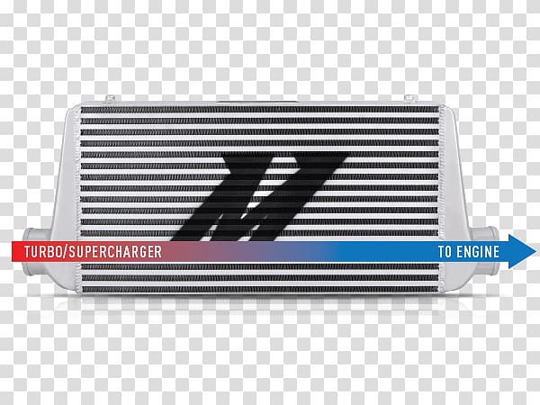 Intercooler Radiator Mishimoto Brand Aluminium, AIR DROP transparent background PNG clipart