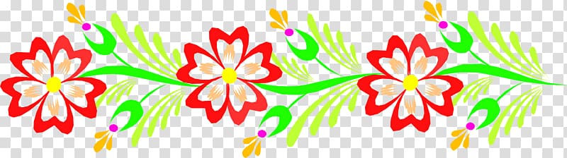 Cross-stitch Pattern, flower borders transparent background PNG clipart