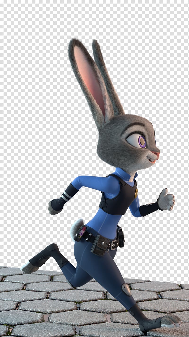 Lt. Judy Hopps Rabbit Rendering, rabbit transparent background PNG clipart