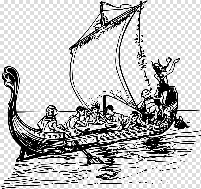 Ancient Greece Trireme Viking ships Ancient Greek , ancient transparent background PNG clipart