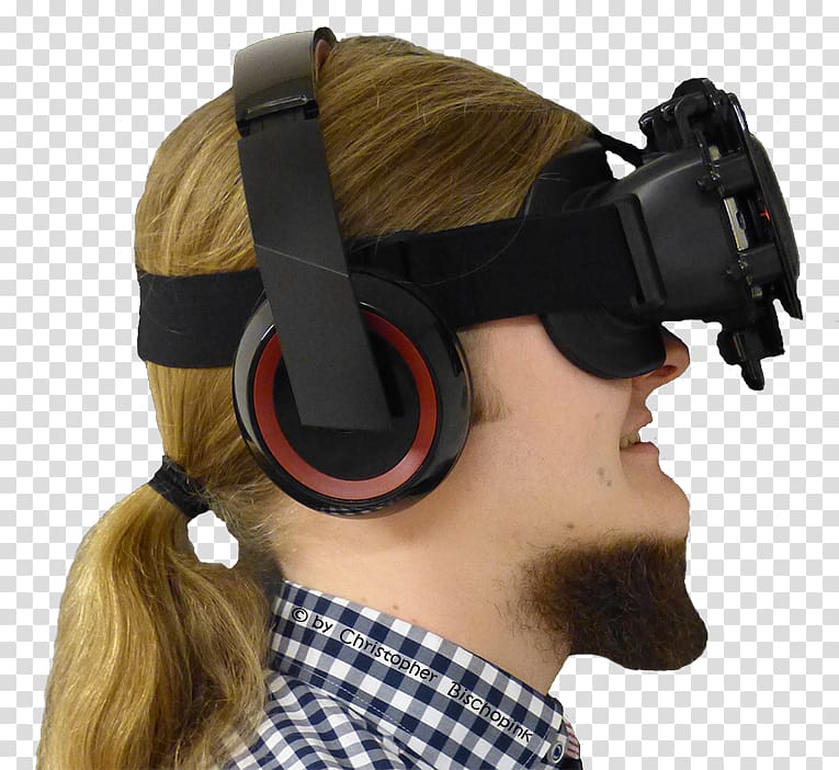 Oculus Rift Virtual reality Virtuality Augmented reality, headphones transparent background PNG clipart