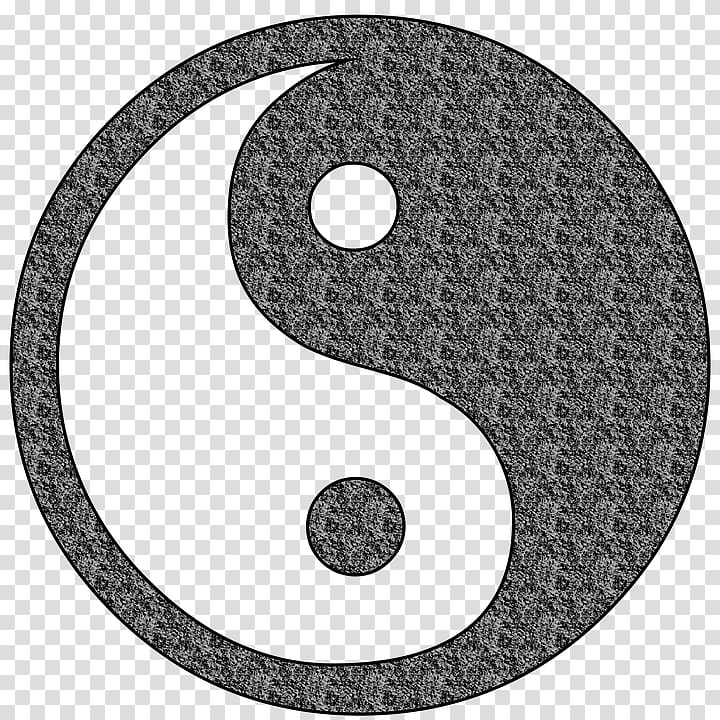 Yin and yang Symbol Tao, yarn transparent background PNG clipart ...