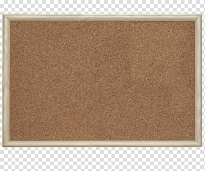 rectangular brown cork board, Bulletin board Paper Dry-Erase Boards Cork cardboard, all solid wood frame transparent background PNG clipart