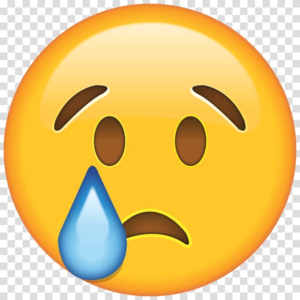 sad emoji illustration, Face with Tears of Joy emoji Crying Emoticon Smiley, emoji face transparent background PNG clipart