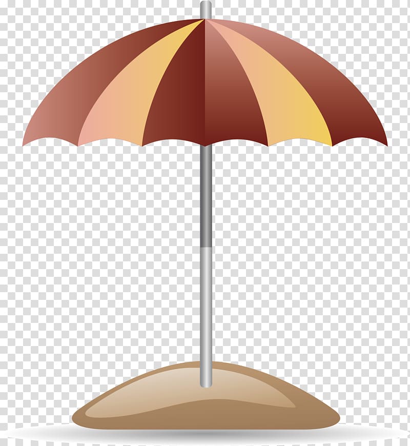 Sun umbrella element transparent background PNG clipart