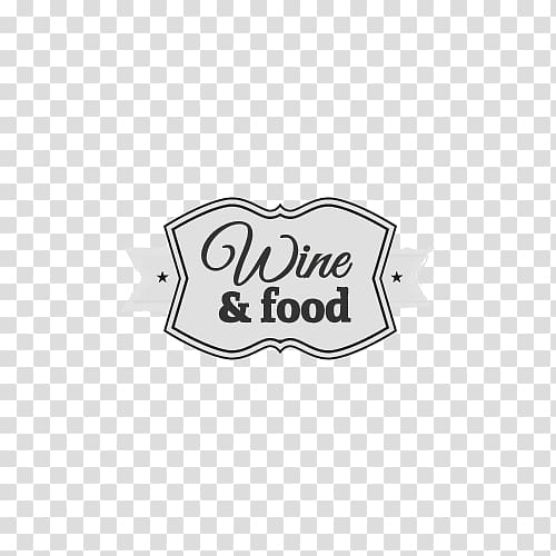 Brand Black and white Logo Font, Wine bar chalk poster transparent background PNG clipart