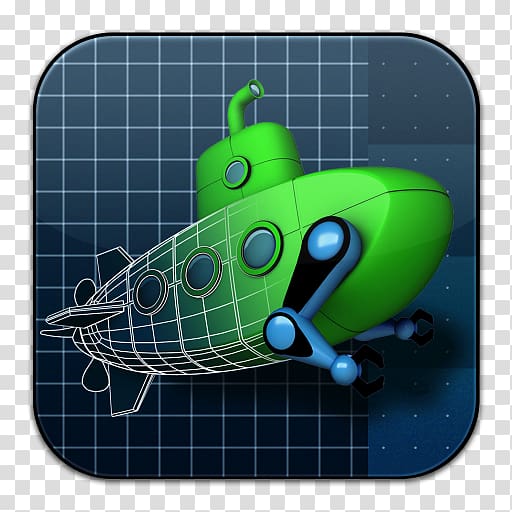 green and blue submarine toy poster, electric blue organism green amphibian, 123D Design transparent background PNG clipart