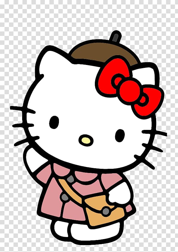 Hello Kitty Online Drawing Coloring book, hello transparent background PNG clipart