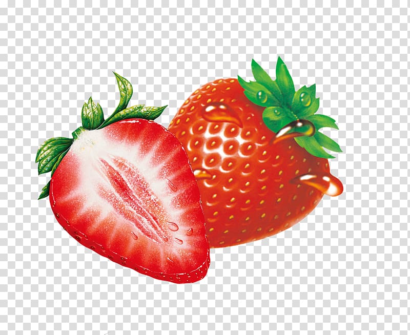 strawberry fruits, Strawberry juice Aedmaasikas Amorodo, Strawberry transparent background PNG clipart