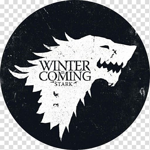 Winter Is Coming A Game of Thrones Arya Stark Television show House Stark, stark transparent background PNG clipart