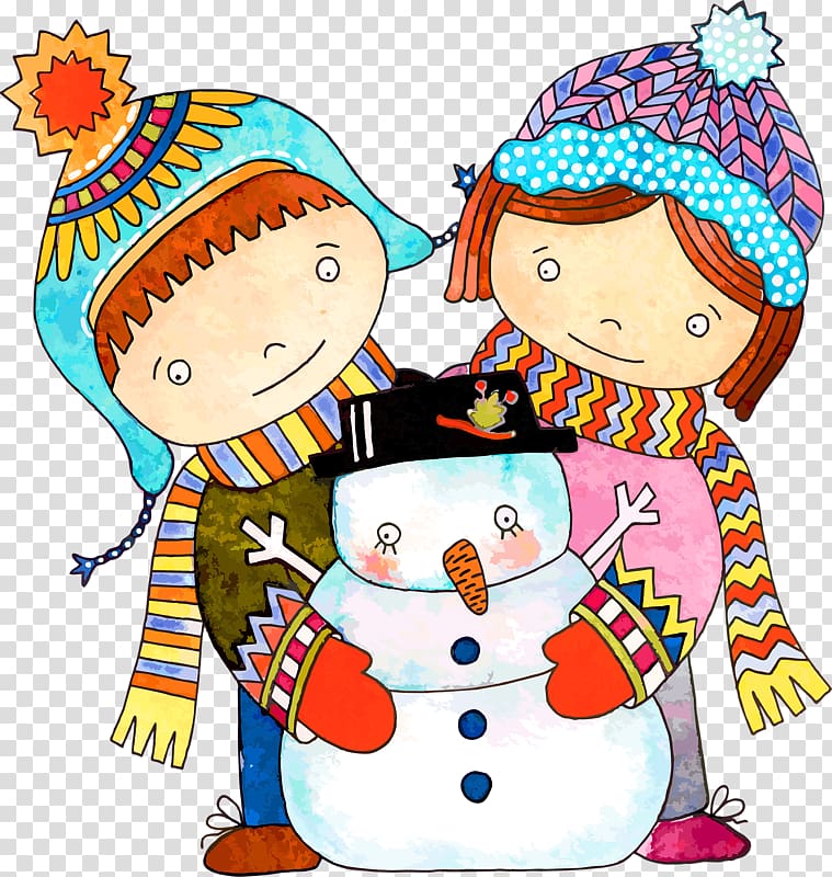 Santa Claus Christmas Cartoon Snowman, Make a snowman transparent background PNG clipart