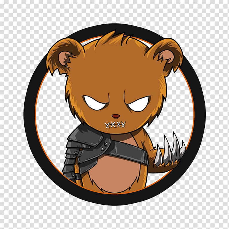 Teddy bear Cartoon Evil, Monster Claw transparent background PNG clipart