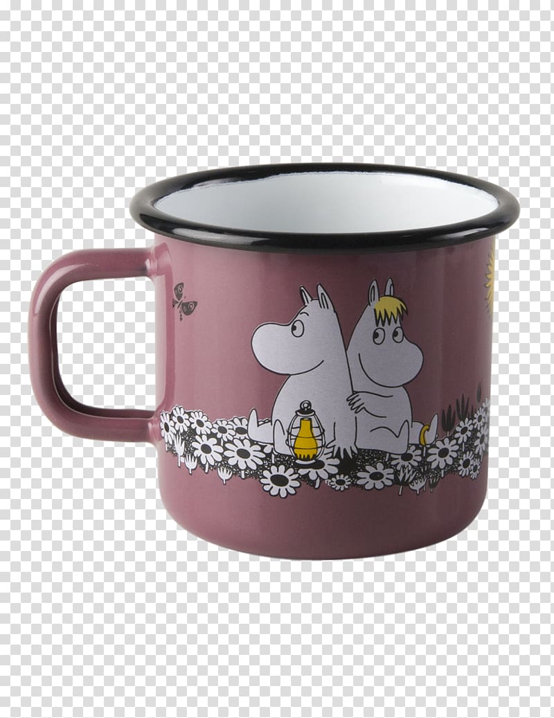 Muurla Design Marketing Oy Moomins Mug Vitreous enamel Moomintroll, mug transparent background PNG clipart