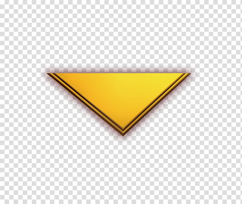Triangle Brand Yellow, Golden Triangle transparent background PNG clipart
