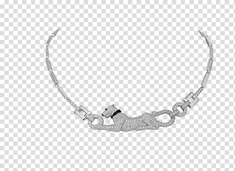 Leopard Cartier Jewellery Necklace Watch, jewelry transparent background PNG clipart