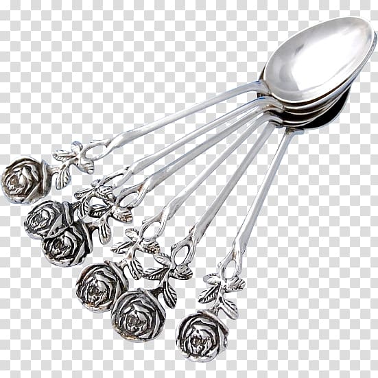 Spoon Germany Silver Antique Jewellery, sterling silver spoon and fork jewelry transparent background PNG clipart