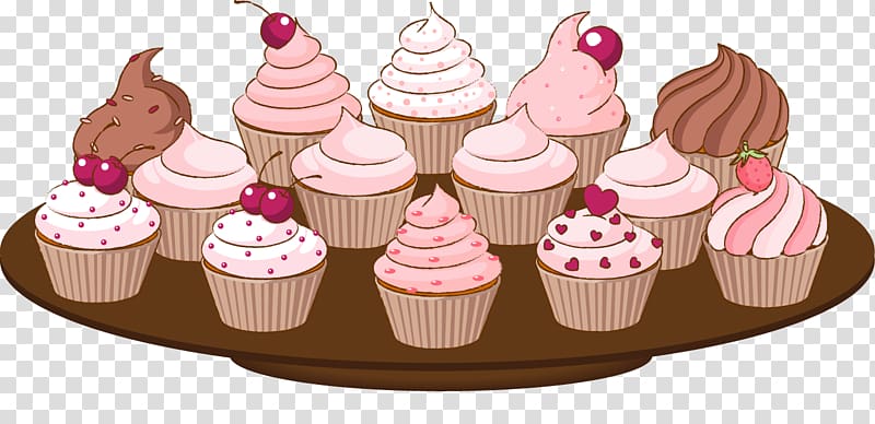 Cakes and Cupcakes Muffin Bakery , Cup Cake transparent background PNG clipart