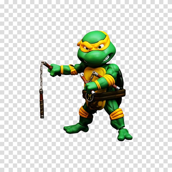 Michaelangelo Teenage Mutant Ninja Turtles Action & Toy Figures Figurine, turtle transparent background PNG clipart