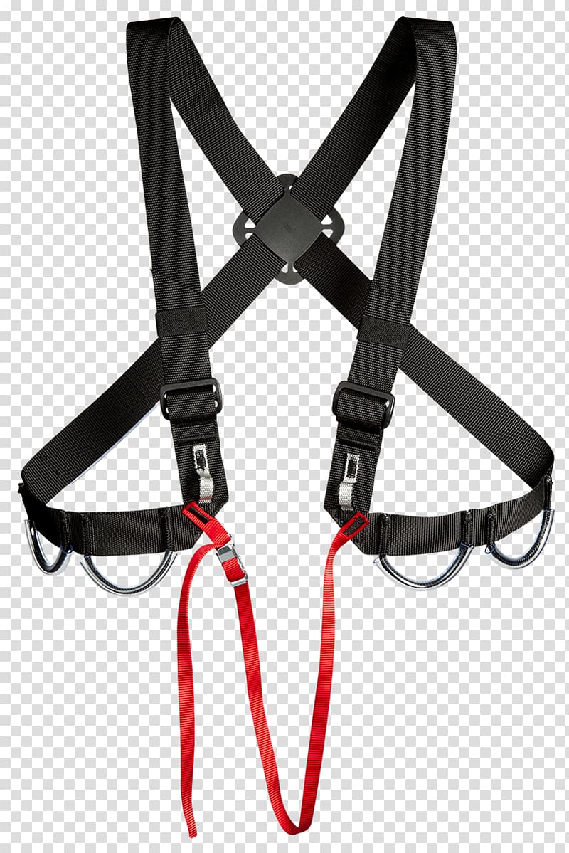 Caving Climbing Harnesses Speleology Ascender Harnais, hanging version transparent background PNG clipart